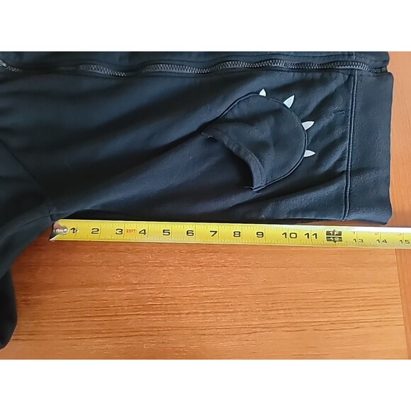 Cat And Jack Size 10/12 Black Jacket With Cat Mask - Picture 5 of 11